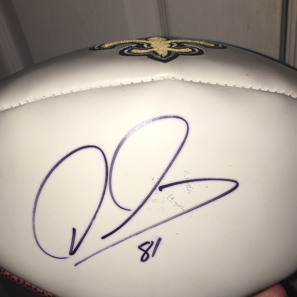 Joe Horne Autographed Football
